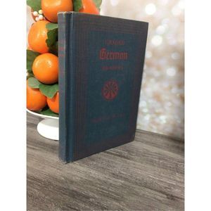 1934 Book Graded GERMAN Reader Study Book Blue & Red 📚